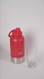 New Notion™ Premium 3-in-1 Water Bottle - True Red