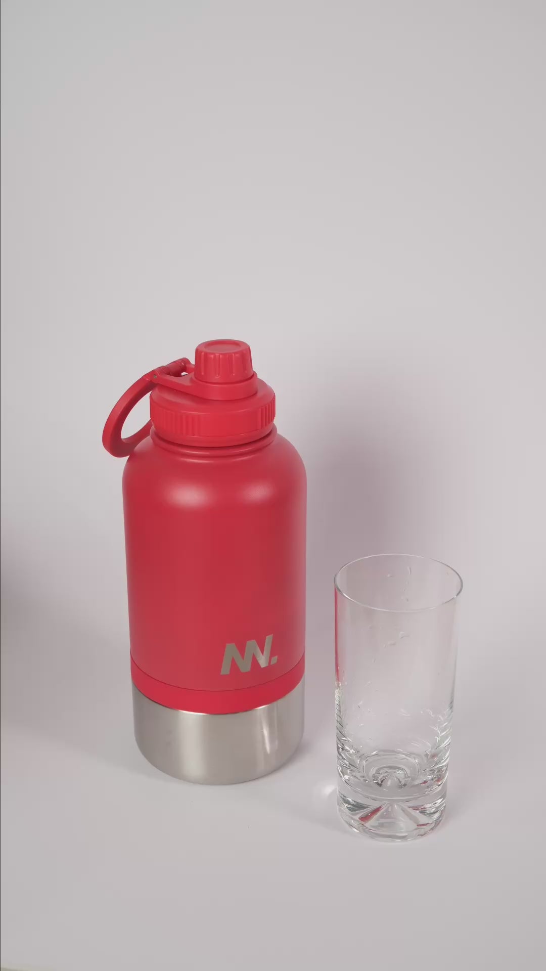 New Notion™ Premium 3-in-1 Water Bottle - True Red